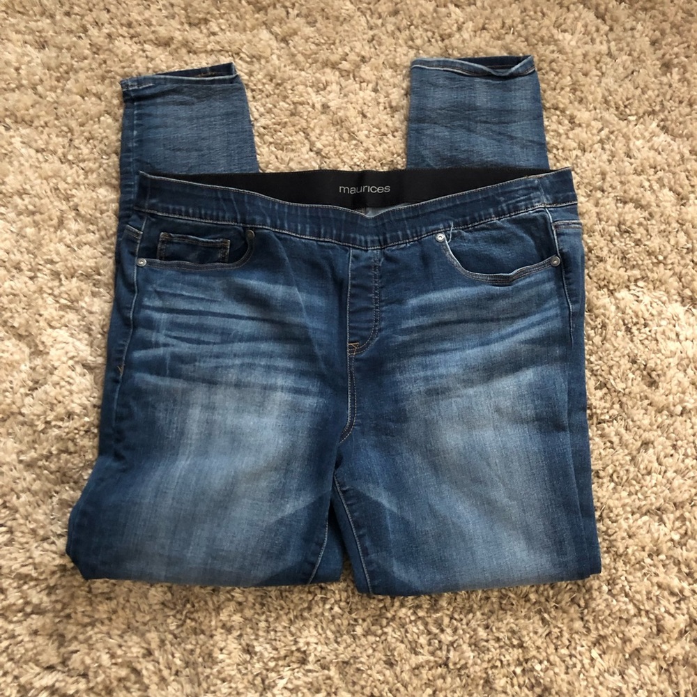 NWOT Maurices Jeans 20 LONG Pull-On Waist